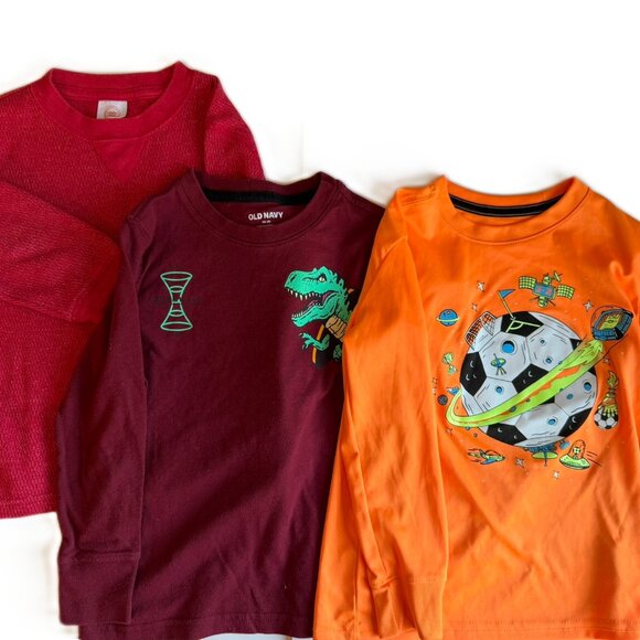 Boys XS, 3 item, Long Sleeve T-Shirt Bundle - Picture 2 of 11